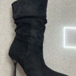BOTA ANTE ARRUGADA ALTA NEGRA