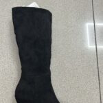 BOTA ANTE LISA ALTA NEGRA