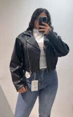 CHAQUETA POLIPIEL OVERSIZE - Imagen 2