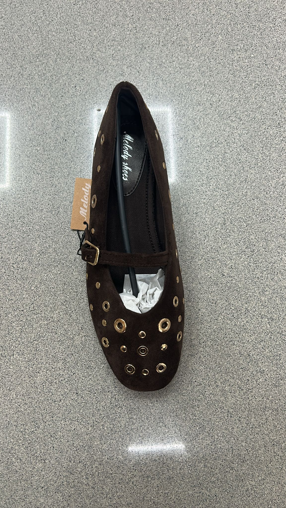 man MANOLETINA MARRON TACHUELAS - Imagen 1