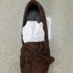 MOCASINES FRUNCIDO MARRON