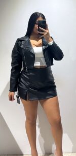 CHAQUETA POLIPIEL CORTA