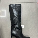 BOTA ALTA FINA POLIPIEL NEGRO