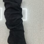 BOTA ARRUGADA ABIERTA NEGRA
