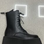 BOTA CORDONES PLATAFORMA