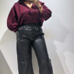 PANTALON ANCHO TOBILLERO POLIPIEL