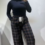 PANTALON ANCHO CUADROS