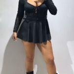VESTIDO VOLANTE ENCAJE