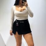 FALDA PANTALON TERCIOPELO