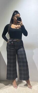 PANTALON CUADROS CINTURON