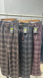 PANTALON CUADROS CINTURON - Imagen 2