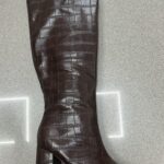 BOTA ALTA POLIPIEL ESCAMAS MARRON