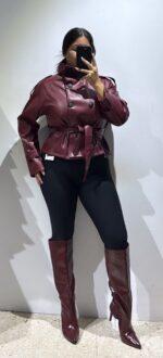 CHAQUETA POLIPIEL CUELLO