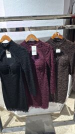 VESTIDO EFECTO CORSE ENCAJE - Imagen 2